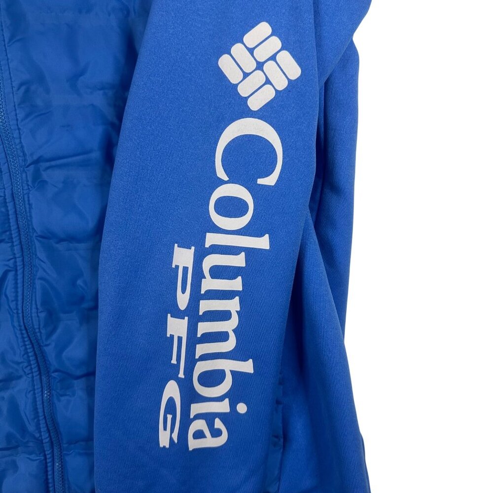 Women’s Columbia Omni Shield Jacket Puffer Coat w/ Fleece Sleeves Midweight XL - Picture 8 of 13